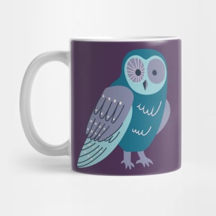 Stylized Owl - graphic owl design by Cecca Designs Mug